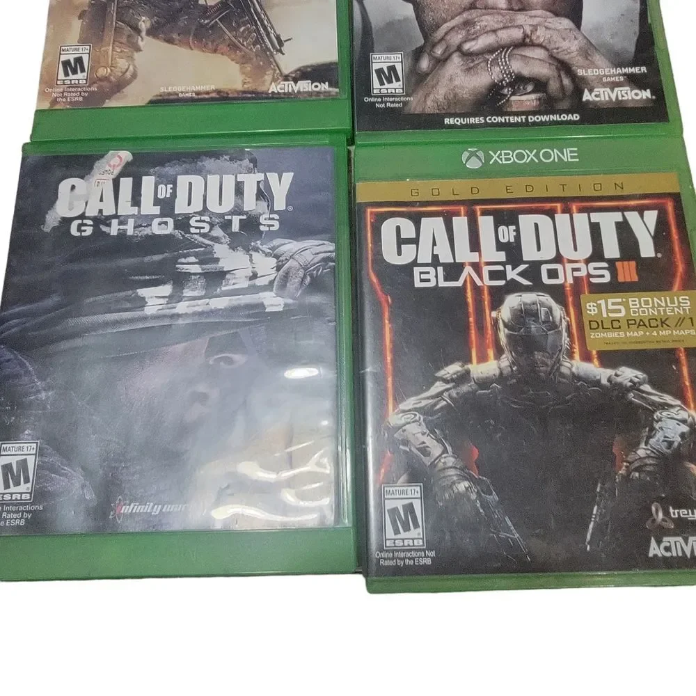 Xbox One Bundle Lot Call of Duty Video games